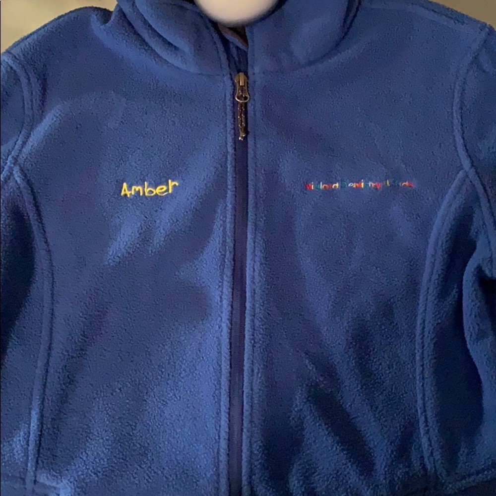 Blue Polyester Coat.